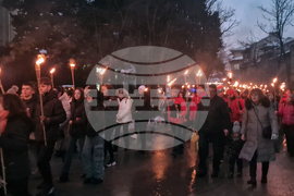 Троян - възпоменателно факелно шествие - Васил Левски