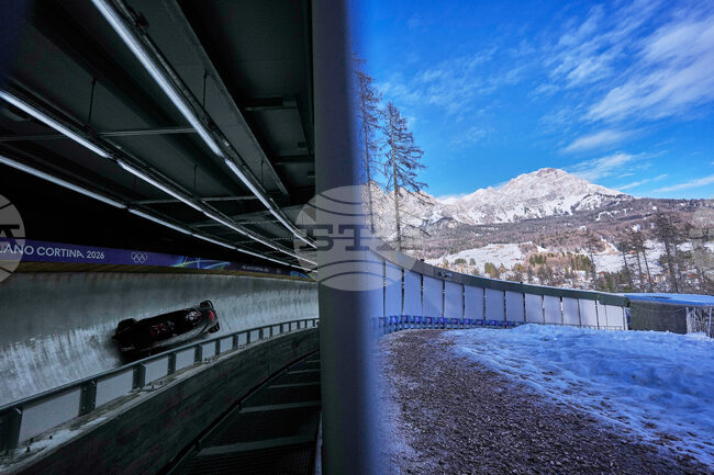 APTOPIX Milan Cortina Olympics Bobsled