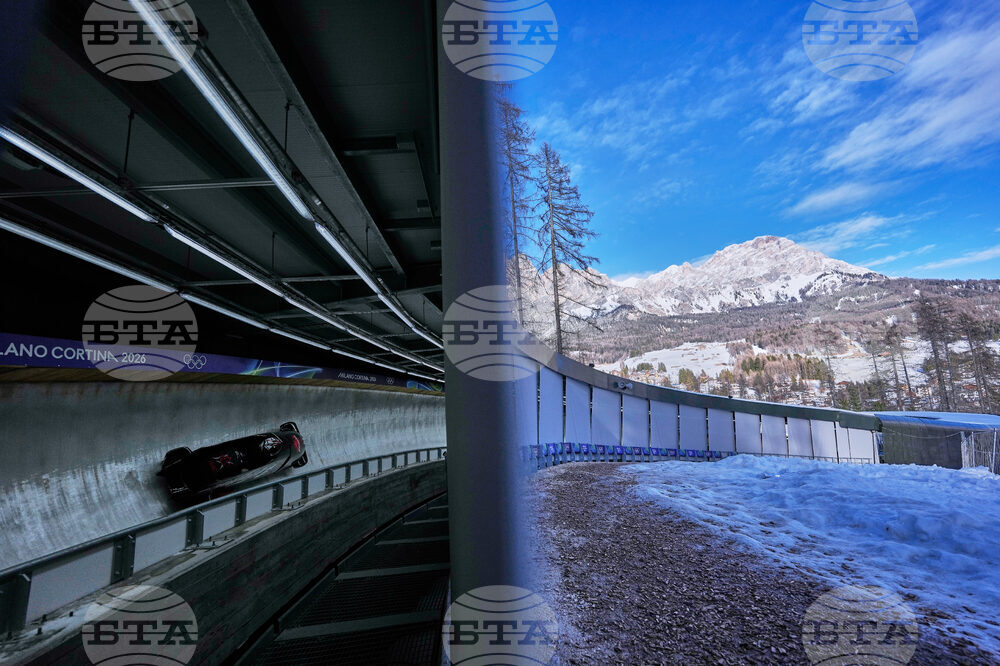 APTOPIX Milan Cortina Olympics Bobsled
