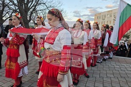 Петрич - 153 години от гибелта на Васил Левски - факелно шествие