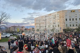 Петрич - 153 години от гибелта на Васил Левски - факелно шествие