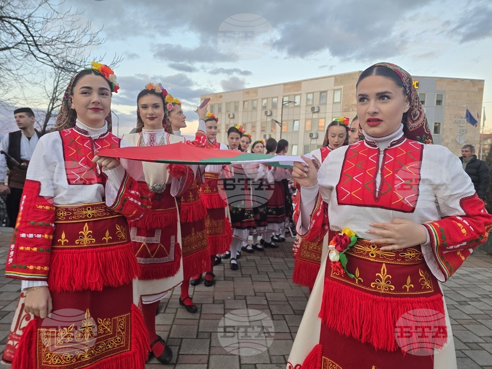 Петрич - 153 години от гибелта на Васил Левски - факелно шествие