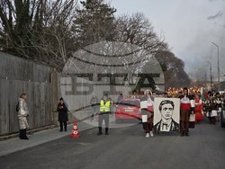 Петрич - 153 години от гибелта на Васил Левски - факелно шествие