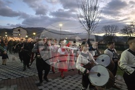 Петрич - 153 години от гибелта на Васил Левски - факелно шествие