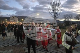 Петрич - 153 години от гибелта на Васил Левски - факелно шествие
