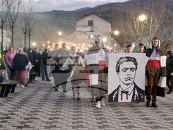 Петрич - 153 години от гибелта на Васил Левски - факелно шествие