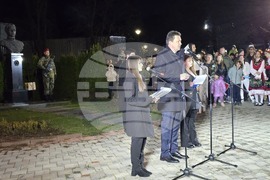 Петрич - 153 години от гибелта на Васил Левски - факелно шествие