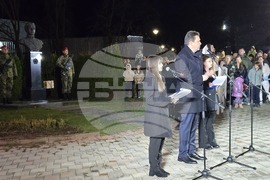 Петрич - 153 години от гибелта на Васил Левски - факелно шествие