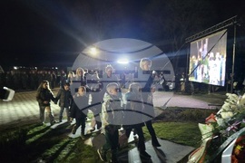 Петрич - 153 години от гибелта на Васил Левски - факелно шествие