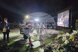 Петрич - 153 години от гибелта на Васил Левски - факелно шествие