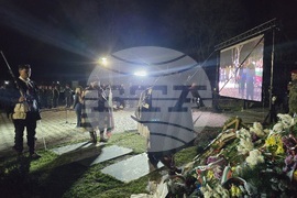 Петрич - 153 години от гибелта на Васил Левски - факелно шествие