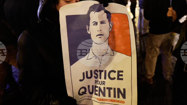 Убийството на млад активист на националистическо движение поставя под натиск радикалната левица във Франция