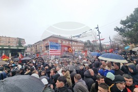 Косово - Армия за освобождение на Косово - мирен протест