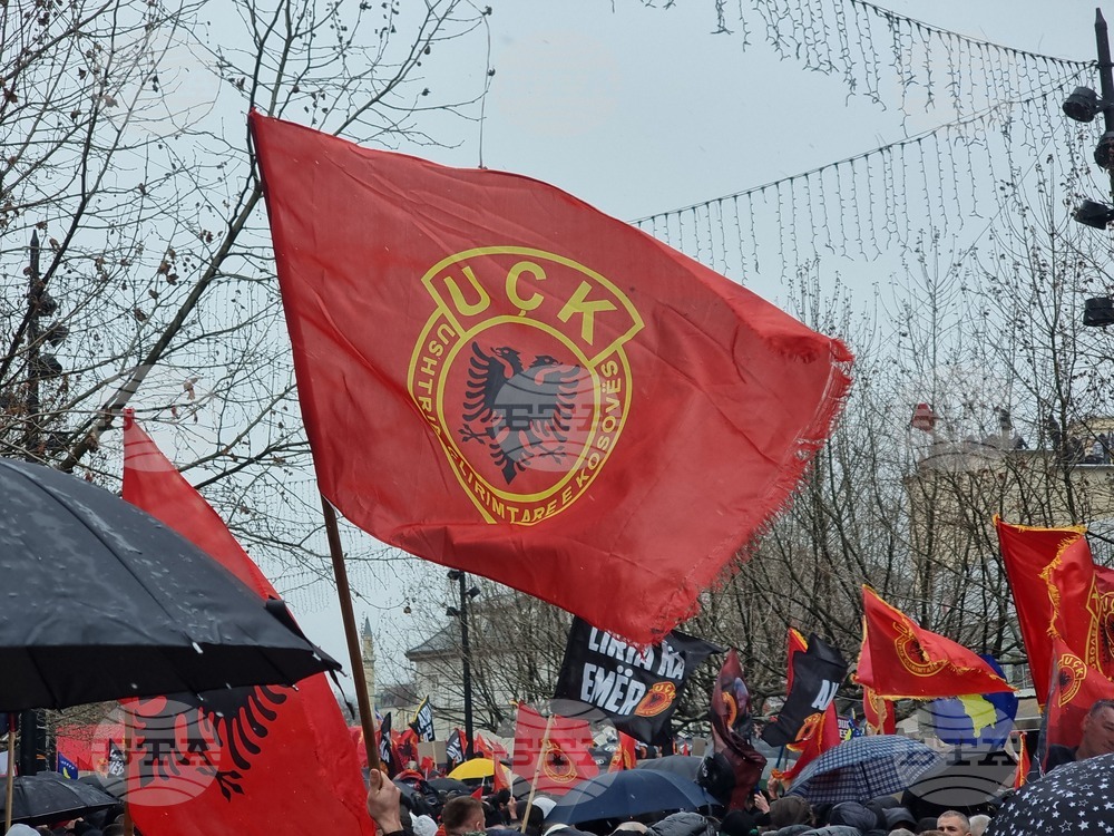 Косово - Армия за освобождение на Косово - мирен протест