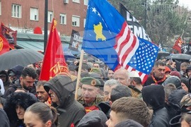 Косово - Армия за освобождение на Косово - мирен протест