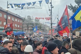 Косово - Армия за освобождение на Косово - мирен протест