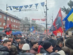 Косово - Армия за освобождение на Косово - мирен протест