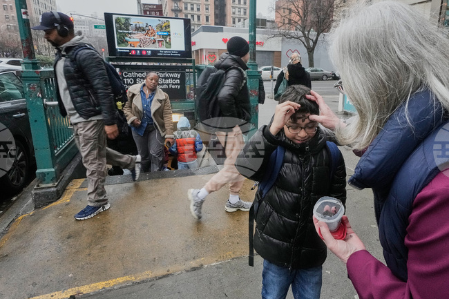 APTOPIX New York Ash Wednesday