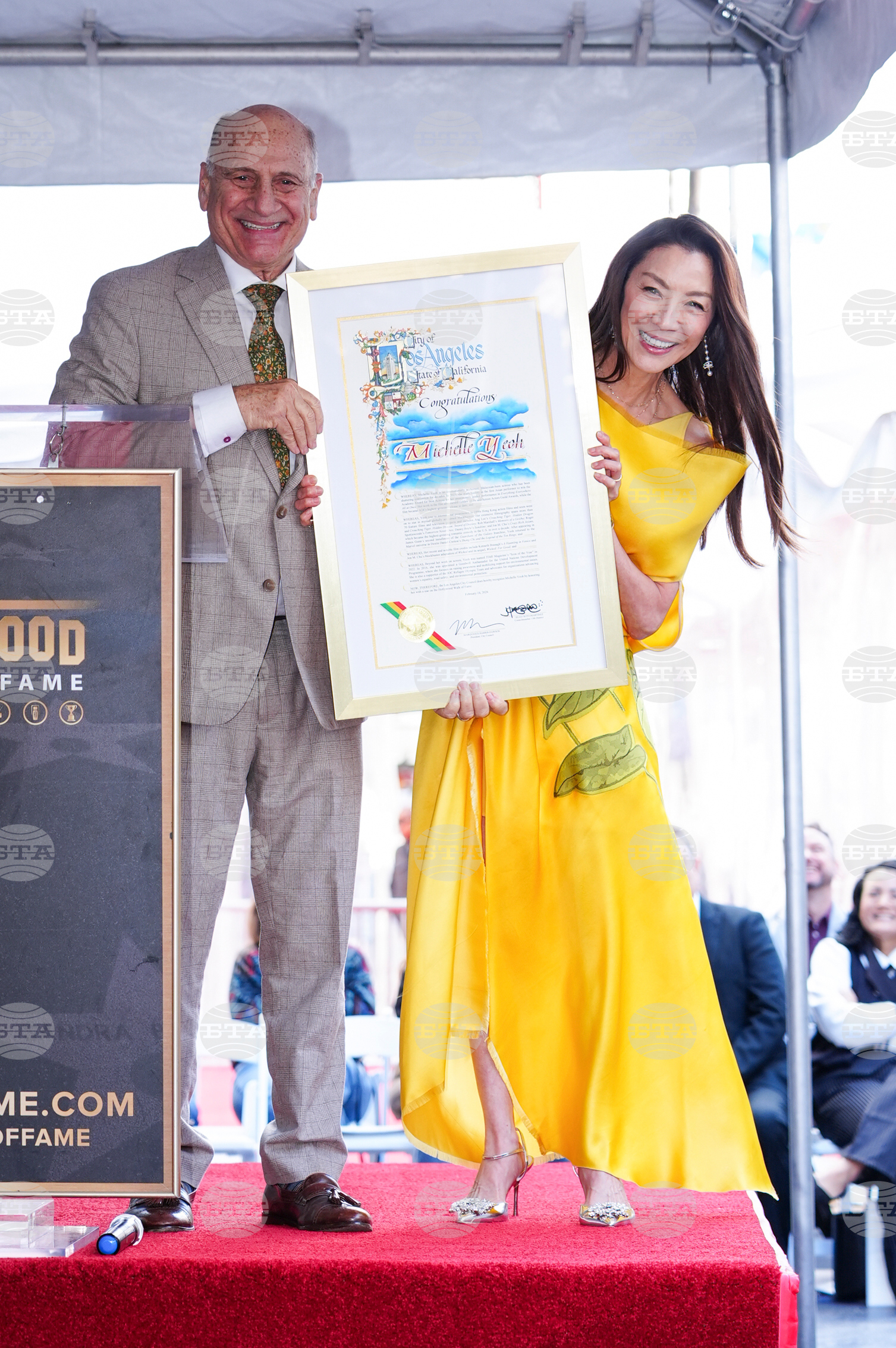 Michelle Yeoh Walk of Fame