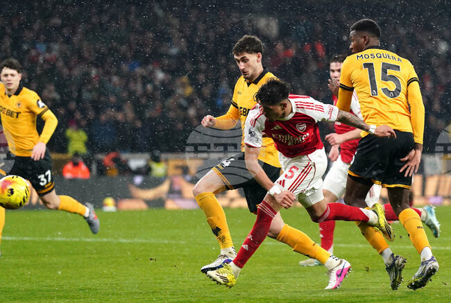 Арсенал изпусна три точки срещу Уулвърхямптън