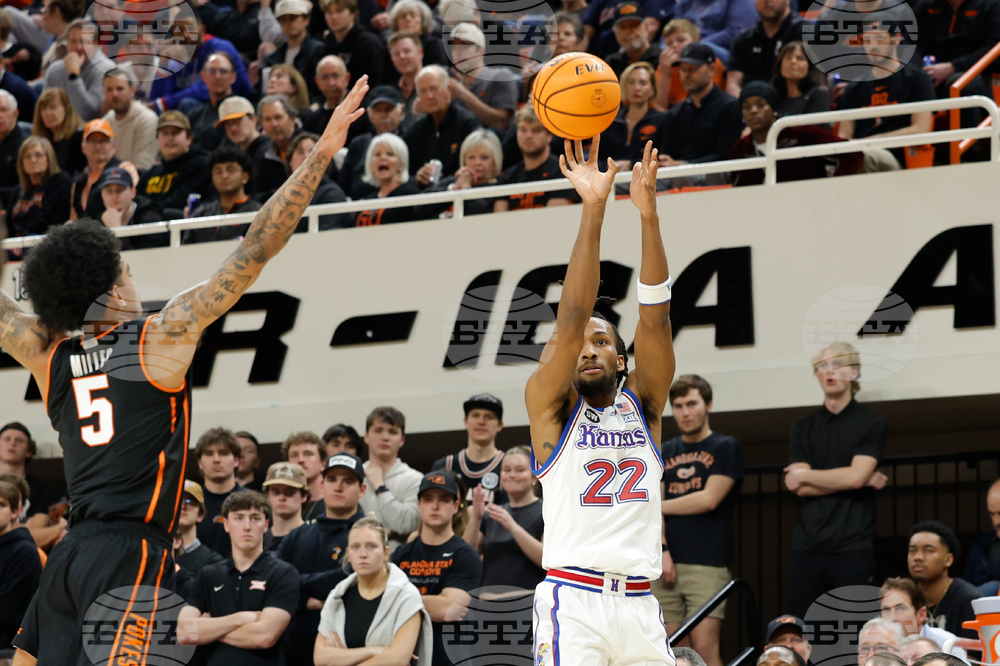 Kansas Oklahoma St Basketball