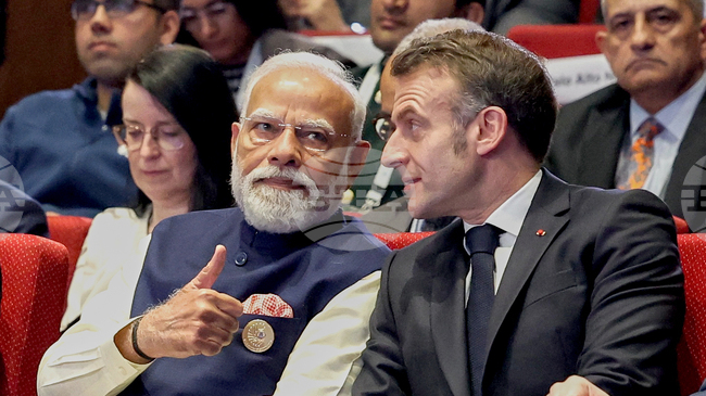 Нрендра Моди, Антонио Гутериш и Еманюел Макрон призоваха за универсален достъп изкуствения интелект по време на провеждащия в Делхи се форум