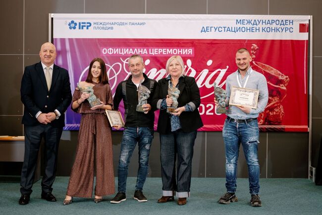 Четири български и едно италианско вино бяха отличени със „Златен ритон“ на "Винария" в Пловдив