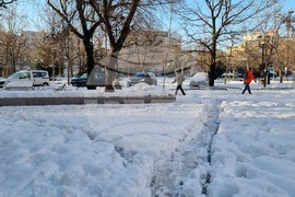 Румъния - Букурещ - зимна обстановка