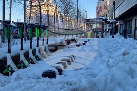 Румъния - Букурещ - зимна обстановка