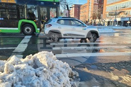 Румъния - Букурещ - зимна обстановка