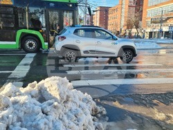 Румъния - Букурещ - зимна обстановка