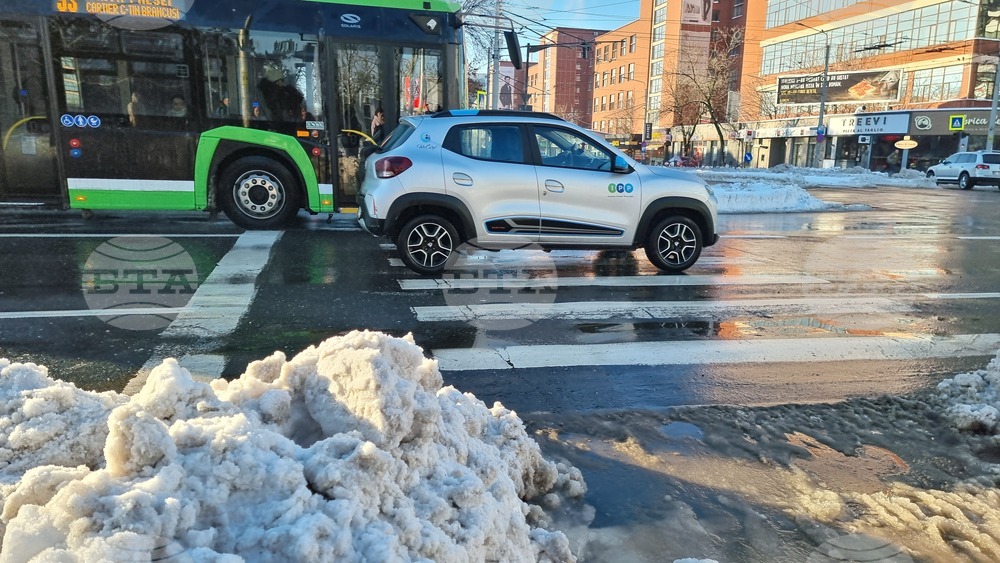 Румъния - Букурещ - зимна обстановка