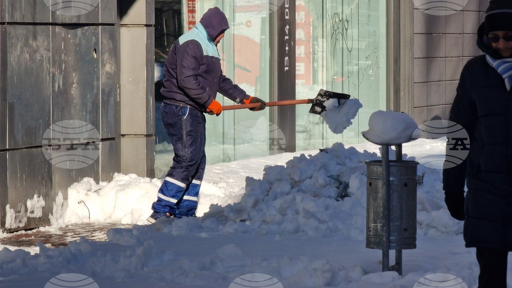 Румъния - Букурещ - зимна обстановка