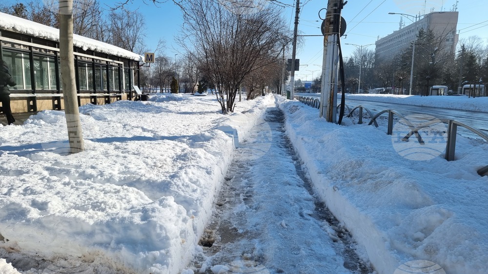 Румъния - Букурещ - зимна обстановка