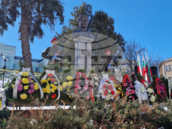 Шумен - 153 години от гибелта на Васил Левски - възпоменателна церемония