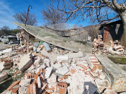 Село Глушник - газова бутилка - взрив - щети
