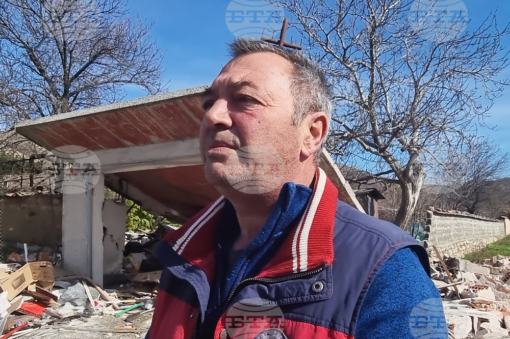 Село Глушник - газова бутилка - взрив - щети - Димитър Петков