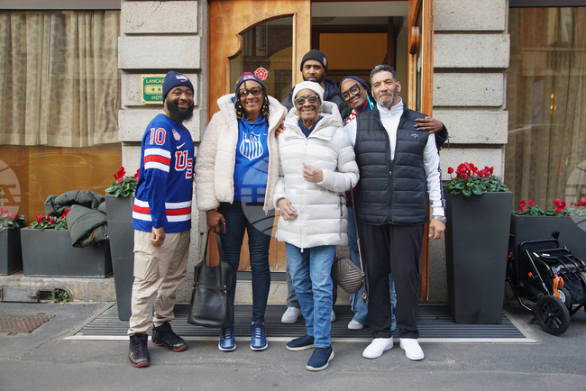 Milan Cortina Olympics Ice Hockey Edwards Kelce Fundraiser