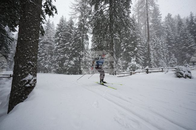 APTOPIX Milan Cortina Olympics Biathlon