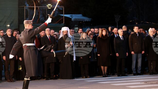С възпоменателната церемония пред паметника на Васил Левски в София бе почетена 153-ата годишнина от гибелта на Апостола 