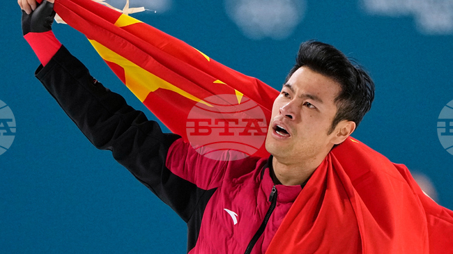 Китаецът Чжанян Нин спечели олимпийско злато на 1500 метра бързо пързаляне с кънки с нов олимпийски рекорд