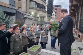 Северна Македония - Скопие - 153 години от саможертвата и гибелта на Васил Левски - посолство на Република България