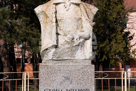 Sliven - Stoil Voyvoda – monument – flower laying