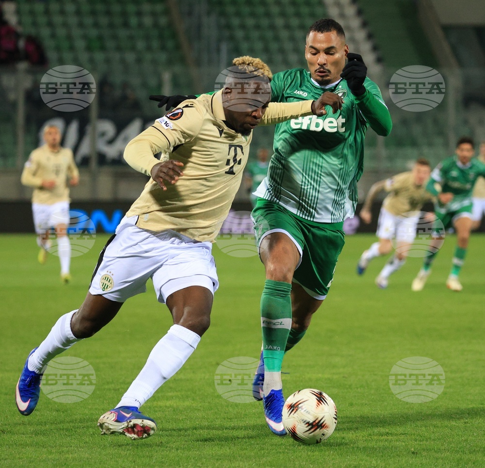 Лудогорец взе минимална преднина срещу Ференцварош (Унгария) в първия мач от плейофния кръг на турнира УЕФА Лига Европа