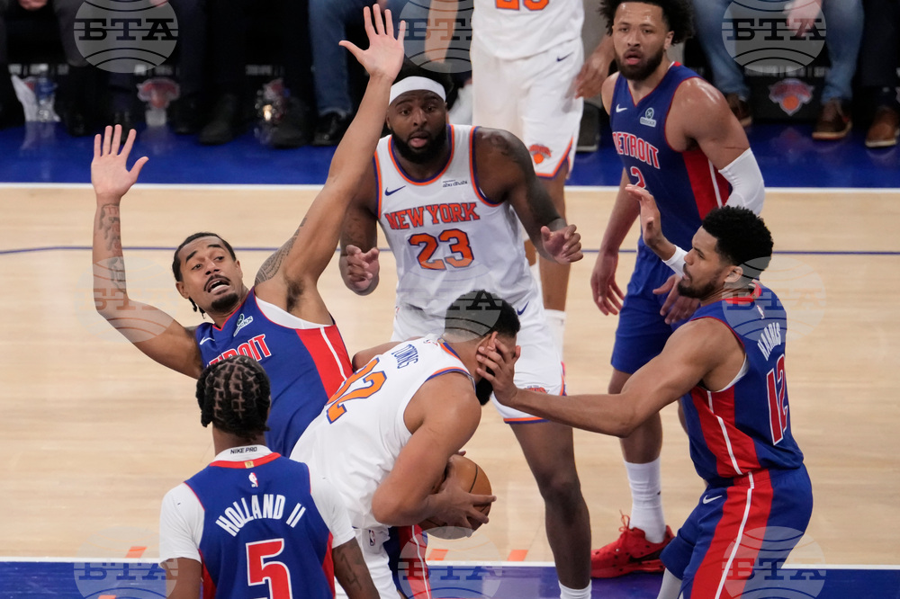 Pistons Knicks Basketball