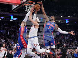 Pistons Knicks Basketball