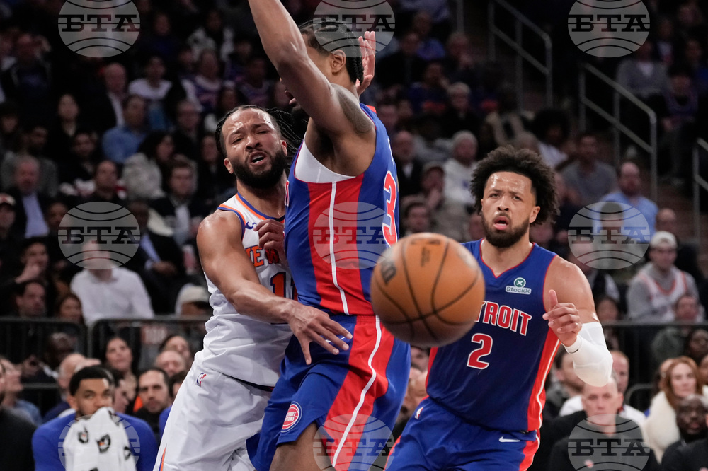 Pistons Knicks Basketball