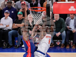 Pistons Knicks Basketball
