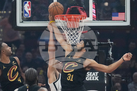 APTOPIX Nets Cavaliers Basketball