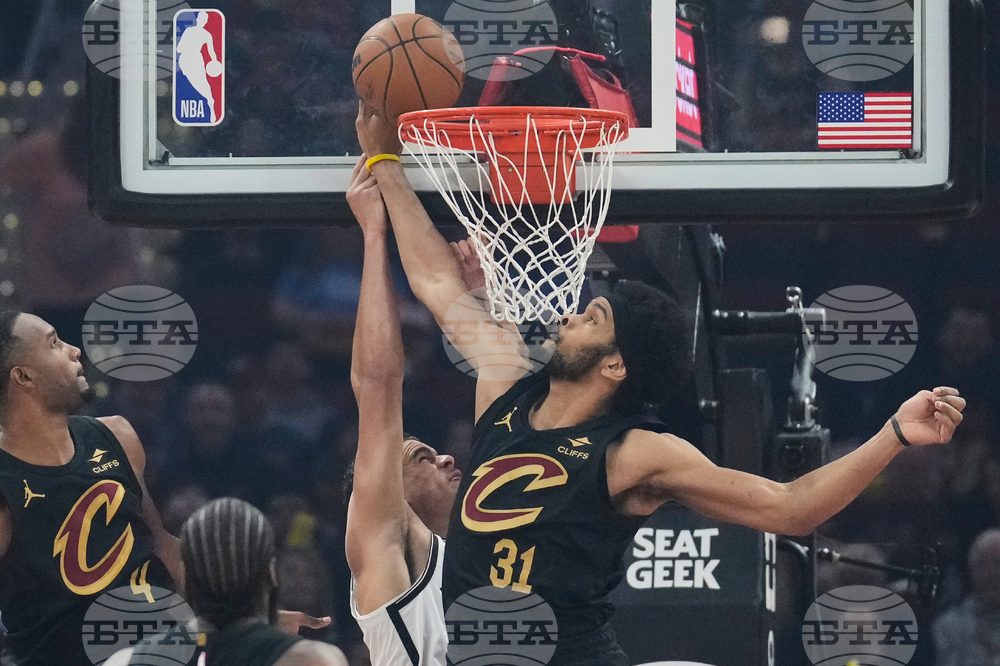 APTOPIX Nets Cavaliers Basketball